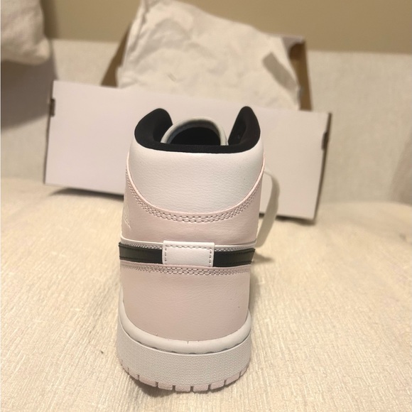 Women’s Nike Air Jordans 1 Mid - Barely Rose - Picture 7 of 13